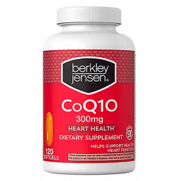 Berkley Jensen 300mg CoQ10 Softgels, 120 ct. Berkley Jensen 300mg CoQ10 Softgels, 120 ct.