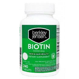 Berkley Jensen 5,000mg Biotin, 240 ct Berkley Jensen 5,000mg Biotin, 240 ct