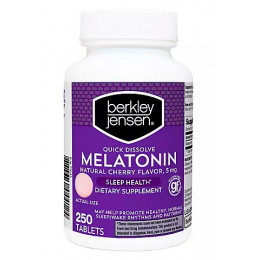 Berkley Jensen 5mg Melatonin, 250 ct Berkley Jensen 5mg Melatonin, 250 ct