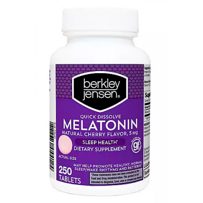 Berkley Jensen 5mg Melatonin, 250 ct Berkley Jensen 5mg Melatonin, 250 ct