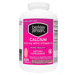 Berkley Jensen 600mg Calcium with Vitamin D3 Tablets, 600 ct Berkley Jensen 600mg Calcium with Vitamin D3 Tablets, 600 ct