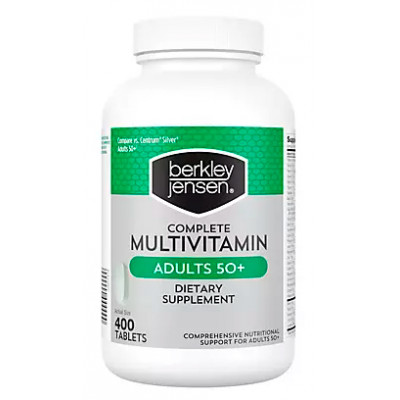 Berkley Jensen Complete Multivitamin Adult 50+, 400 ct Berkley Jensen Complete Multivitamin Adult 50+, 400 ct