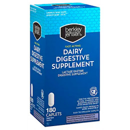Berkley Jensen Dairy Digestive Supplement, 180 ct Berkley Jensen Dairy Digestive Supplement, 180 ct
