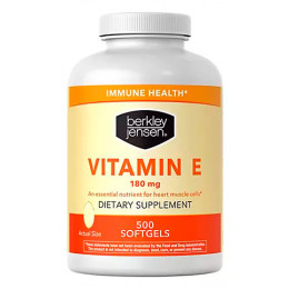 Berkley Jensen Vitamin E 180mg, 500 ct Berkley Jensen Vitamin E 180mg, 500 ct