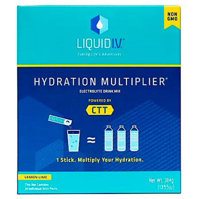 Liquid I.V. Hydration Multiplier Lemon Lime, 24 ct Liquid I.V. Hydration Multiplier Lemon Lime, 24 ct