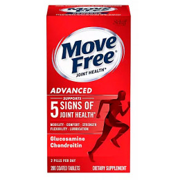 Move Free Joint Health Advanced Glucosamine Chondroitin Dietary Supplement, 200 ct Move Free Joint Health Advanced Glucosamine Chondroitin Dietary Supplement, 200 ct