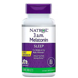 Natrol 3 a.m. Melatonin Tablets, 120 ct Natrol 3 a.m. Melatonin Tablets, 120 ct