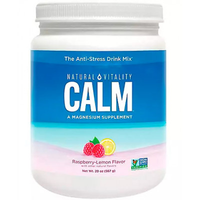 Natural Vitality Calm Raspberry Lemon Anti-Stress Drink Mix, 20 oz Natural Vitality Calm Raspberry Lemon Anti-Stress Drink Mix, 20 oz