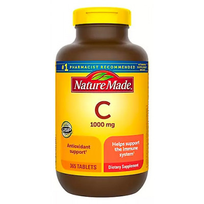 Nature Made 1,000mg Vitamin C Tablets, 365 ct Nature Made 1,000mg Vitamin C Tablets, 365 ct