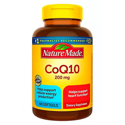 Nature Made CoQ10 200 mg Softgels, 140 ct Nature Made CoQ10 200 mg Softgels, 140 ct