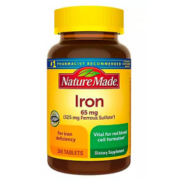 Nature Made Iron Dietary Supplement Tablets, 365 ct Nature Made Iron Dietary Supplement Tablets, 365 ct