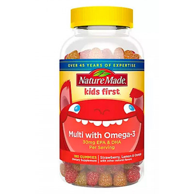 Nature Made Kids First Multivitamin Gummies with Omega 3, 180 ct Nature Made Kids First Multivitamin Gummies with Omega 3, 180 ct