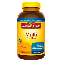 Nature Made Multi For Him Tablets, 300 ct Nature Made Multi For Him Tablets, 300 ct