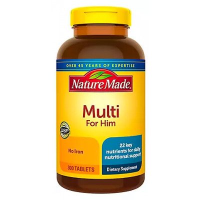 Nature Made Multi For Him Tablets, 300 ct Nature Made Multi For Him Tablets, 300 ct