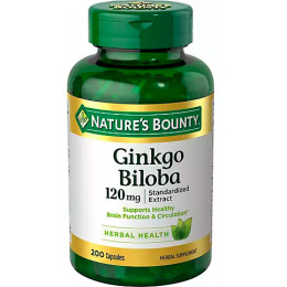 Nature's Bounty Ginkgo Biloba Standardized Extract, 200 ct Nature's Bounty Ginkgo Biloba Standardized Extract, 200 ct