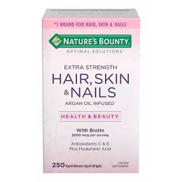 Nature's Bounty Hair, Skin and Nails Extra Strength Vitamins, 250 ct Nature's Bounty Hair, Skin and Nails Extra Strength Vitamins, 250 ct