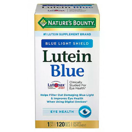 Nature's Bounty Lutein Blue Softgels For Eye Health, 120 ct Nature's Bounty Lutein Blue Softgels For Eye Health, 120 ct