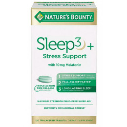 Nature's Bounty Sleep3+ Stress Support, 120 ct Nature's Bounty Sleep3+ Stress Support, 120 ct