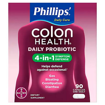 Phillips' Colon Health Probiotic Supplement Capsules, 90 ct Phillips' Colon Health Probiotic Supplement Capsules, 90 ct