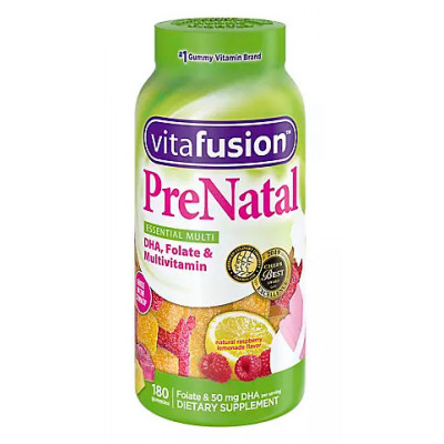 VitaFusion PreNatal DHA, Folate and Multivitamin Gummy, 180 ct VitaFusion PreNatal DHA, Folate and Multivitamin Gummy, 180 ct